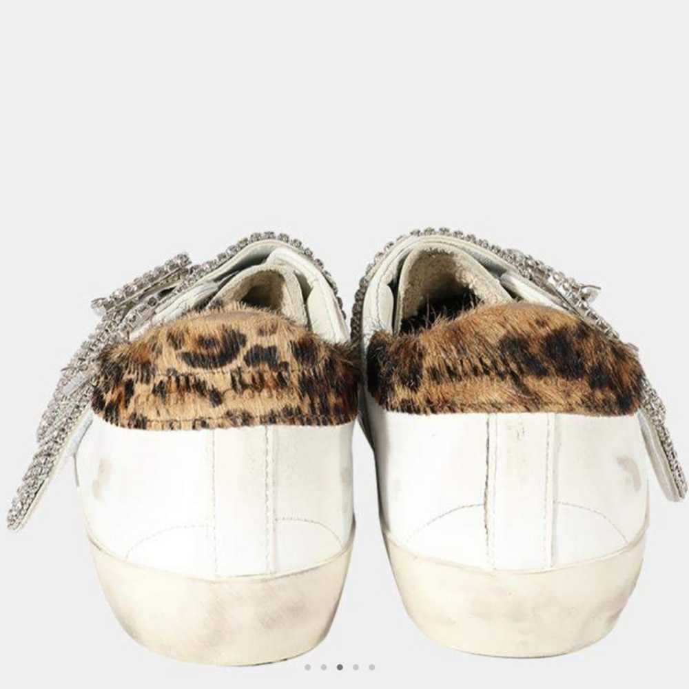 Golden Goose Old School Crystal Buckle Sneakers - Picture 4 of 17